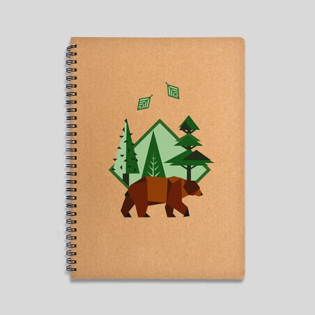 Carnet de notes Ours brun